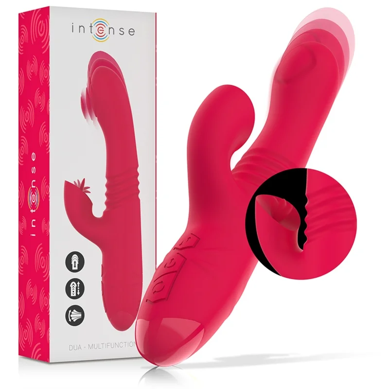 Intense - vibrador up & down recarregvel dua multifuno com l