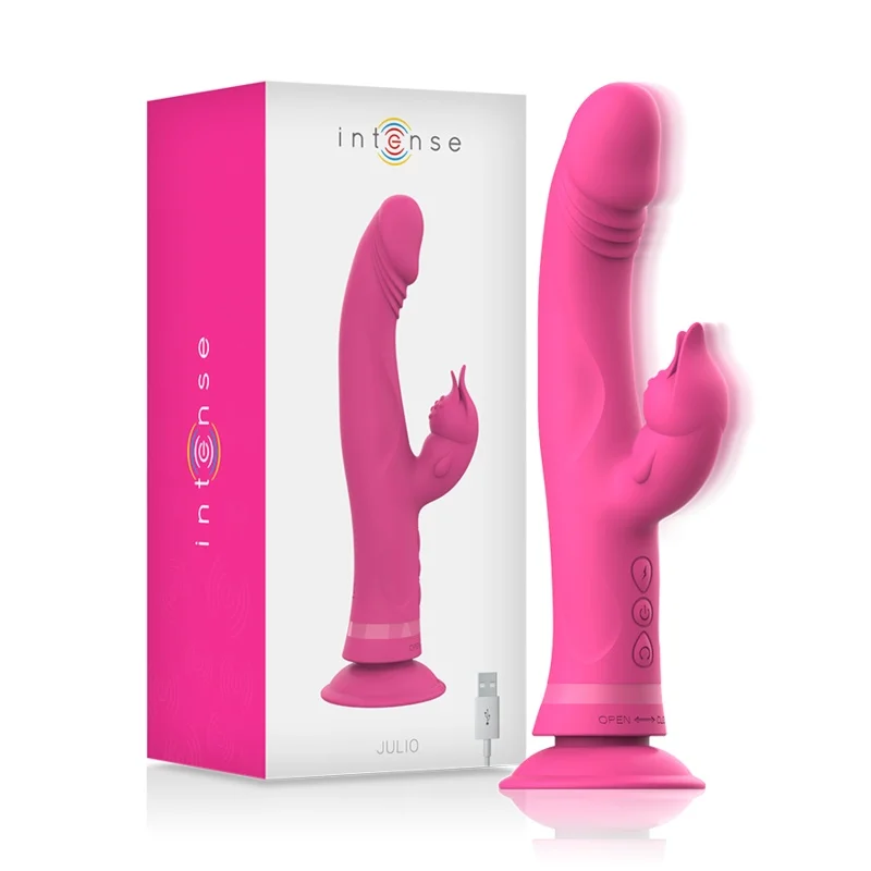 Intense - vibrador julio coelho rosa silicone