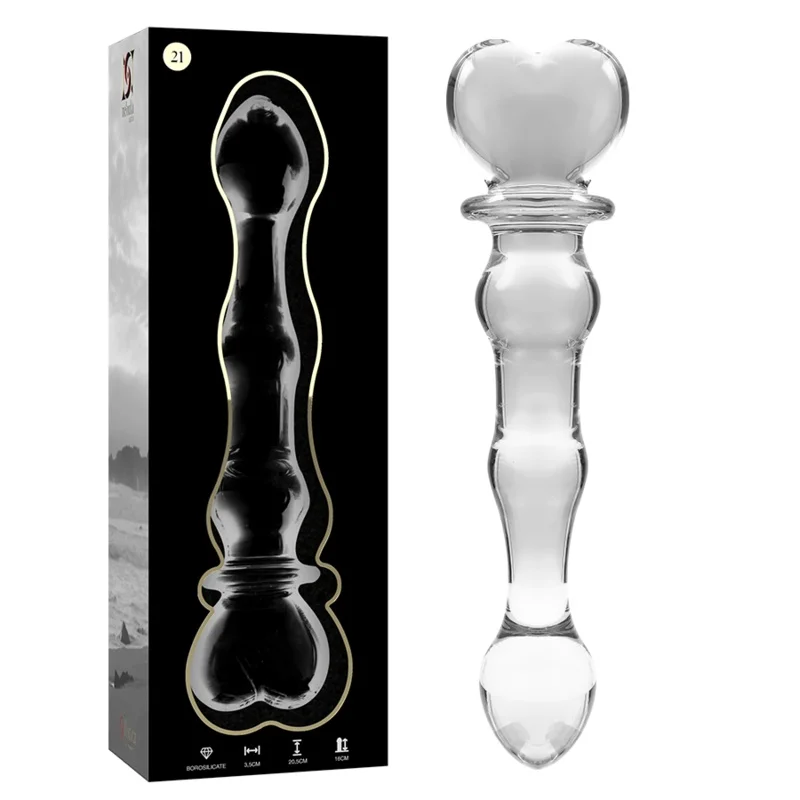 Nebula Consolador Vidro Transparente M21