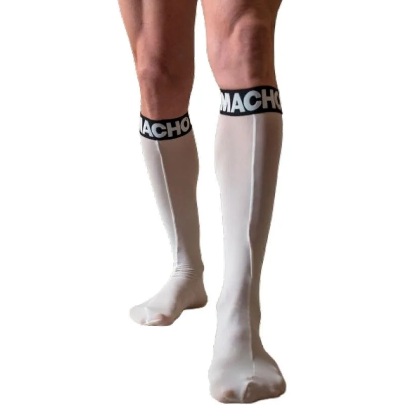 Macho Collants Homem Branco TU