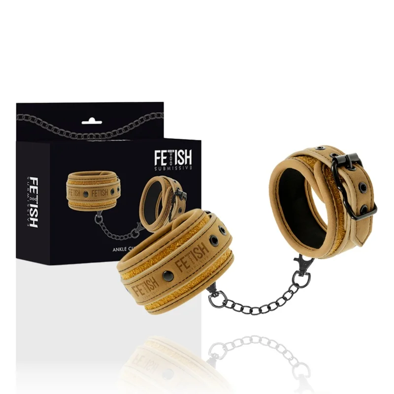 Punhos Fetish Submissive Origen De Tornozelo De Couro Vega