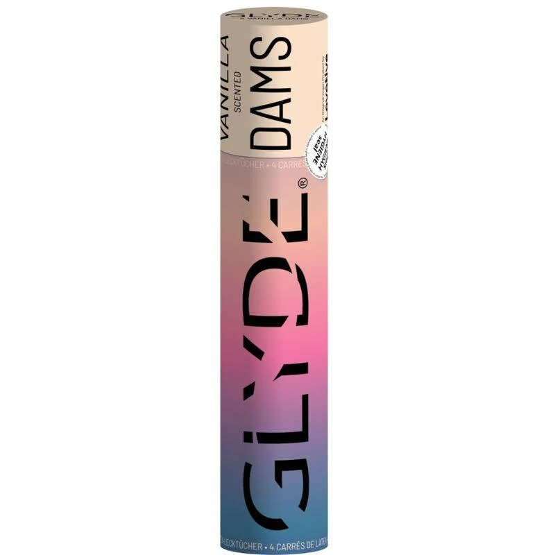 Preservativos Sheer Glyde Dams Sexo Oral Baunilha