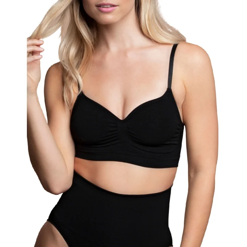 Bye-bra - medium control suti sem pontos preto tamanho l
