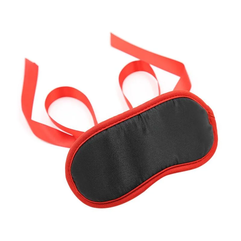 Ohmama Fetish Venda Olhos Preta Vermelha