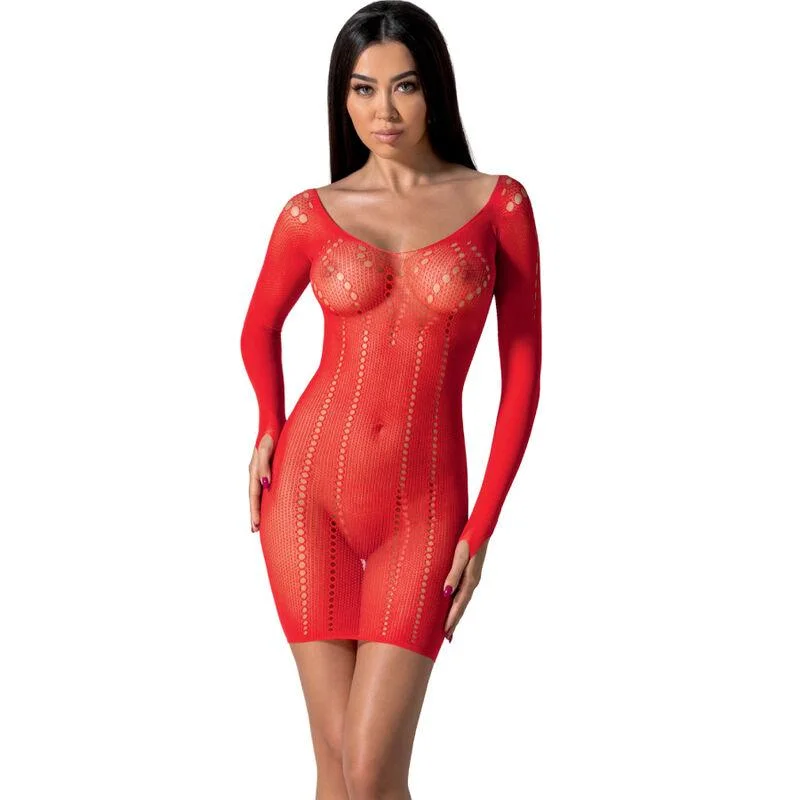 Passion - bs101 bodystock vermelho tamanho único