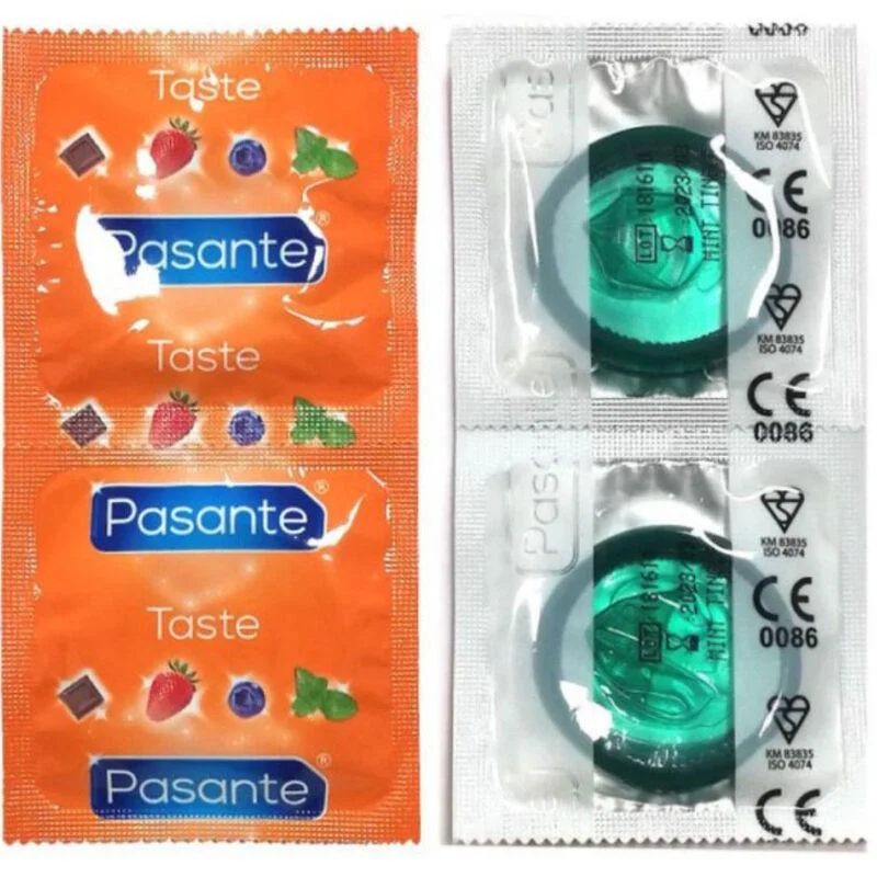 Saco de preservativos pasante sabor hortel 144 unidades
