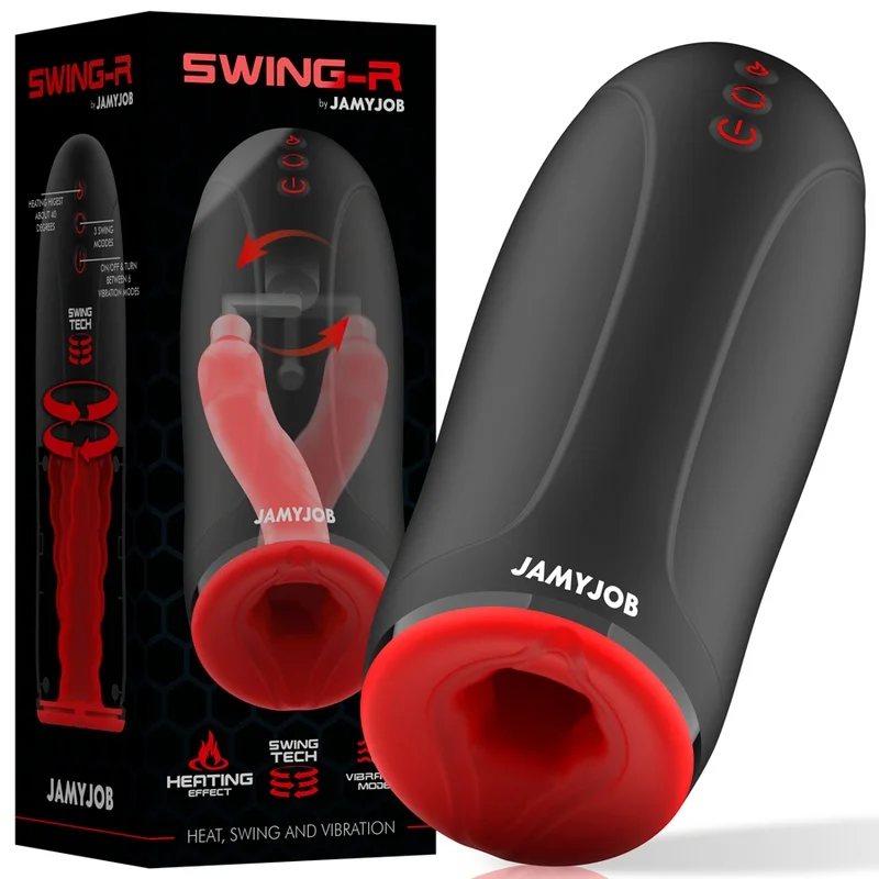 Jamyjob - efeito de aquecimento swing-r, tecnologia de swing