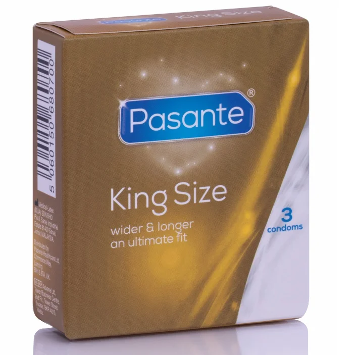 Preservativos pasante king size 3 unidades