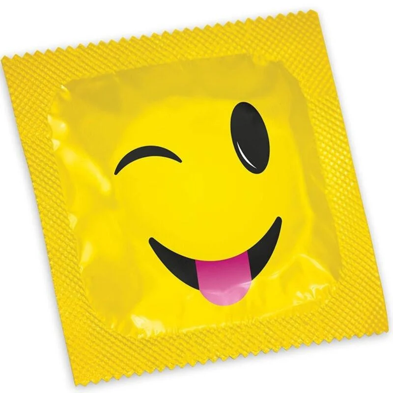Saco de preservativos pasante smiley 144 unidades