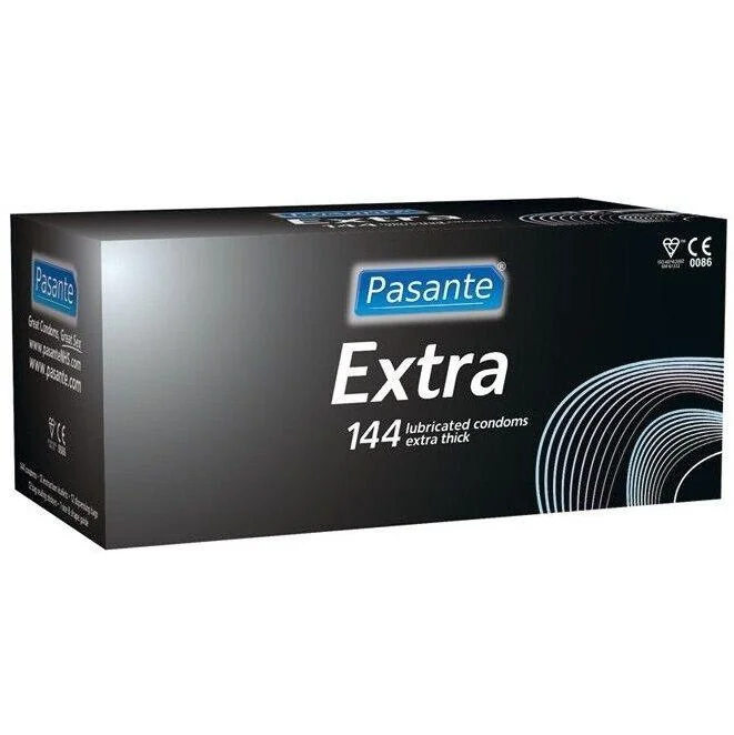 Preservativo pasante extra extra grosso de 144 unidades