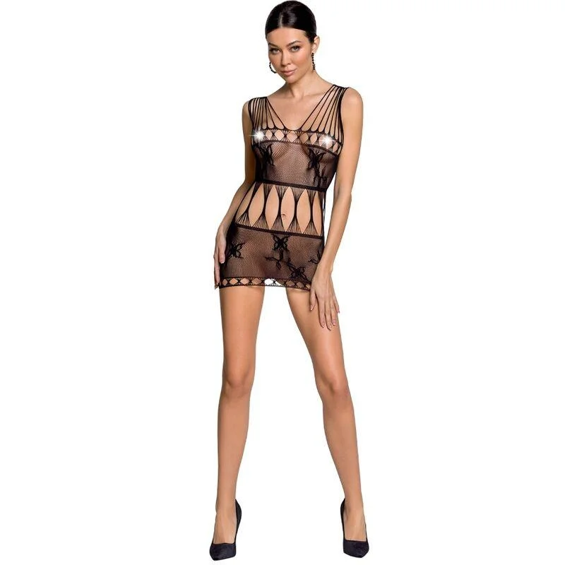 Passion - woman bs090 bodystocking preto tamanho único