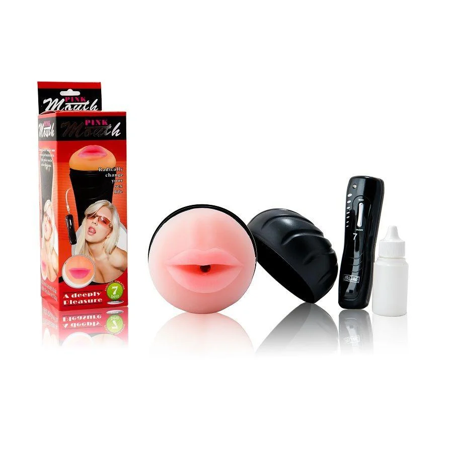 Baile - masturbador boca com vibrador 7 ritmos