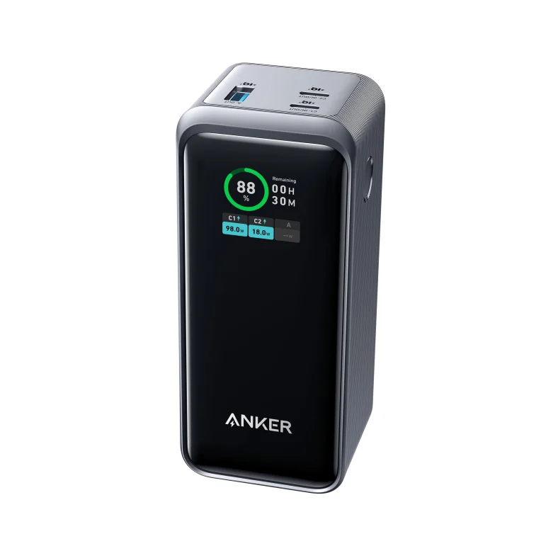 Carregador parede anker prime 200w 20.000mah preto