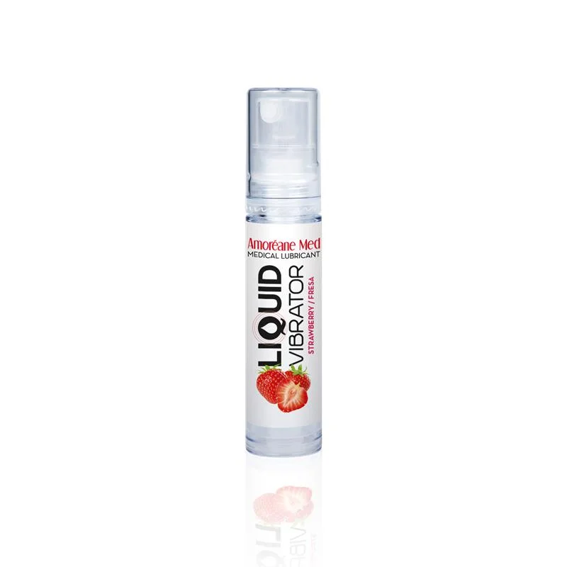 Vibrador líquido base agua fresa 10 ml