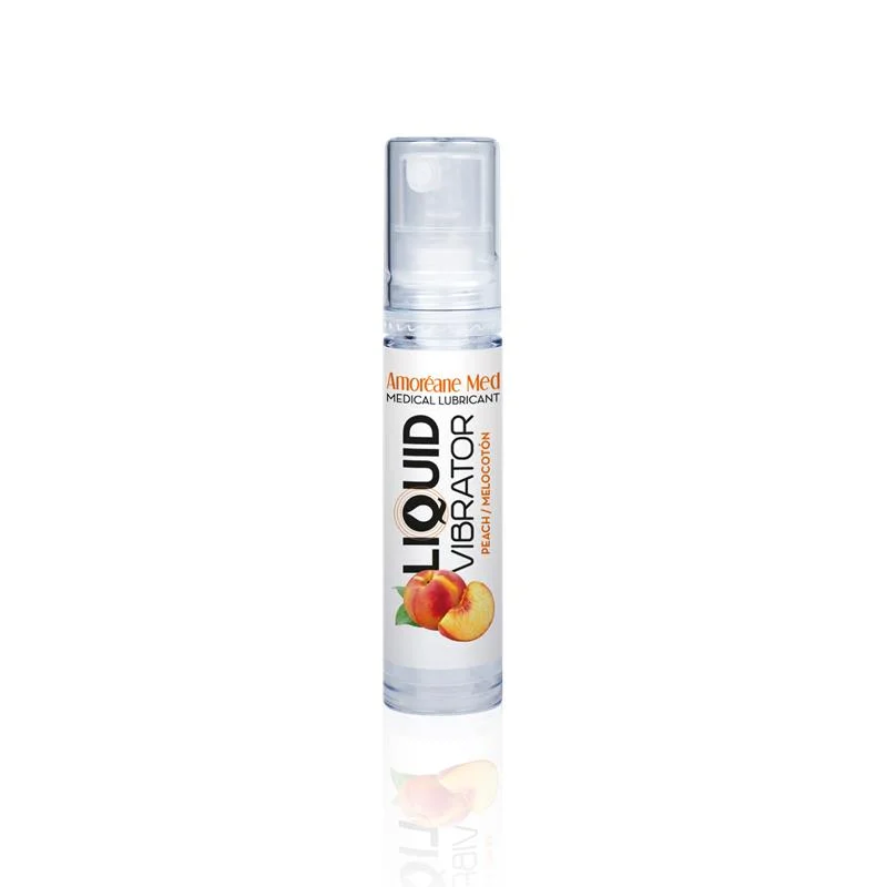 Vibrador líquido à base de água peach 10 ml