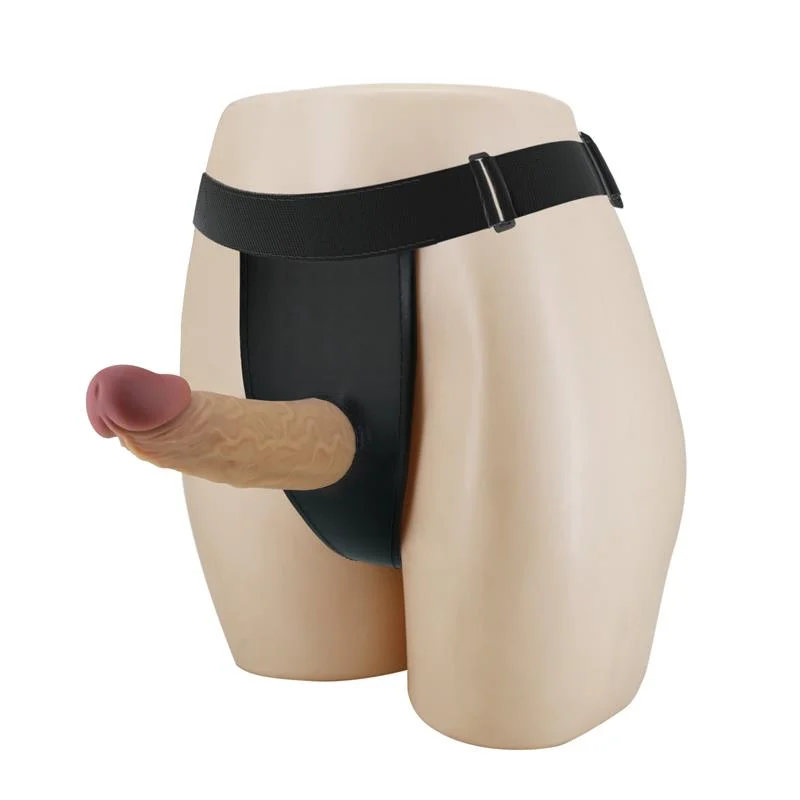 Arnês Prettylove Houston Universal Ajustável C/ Dildo Oco