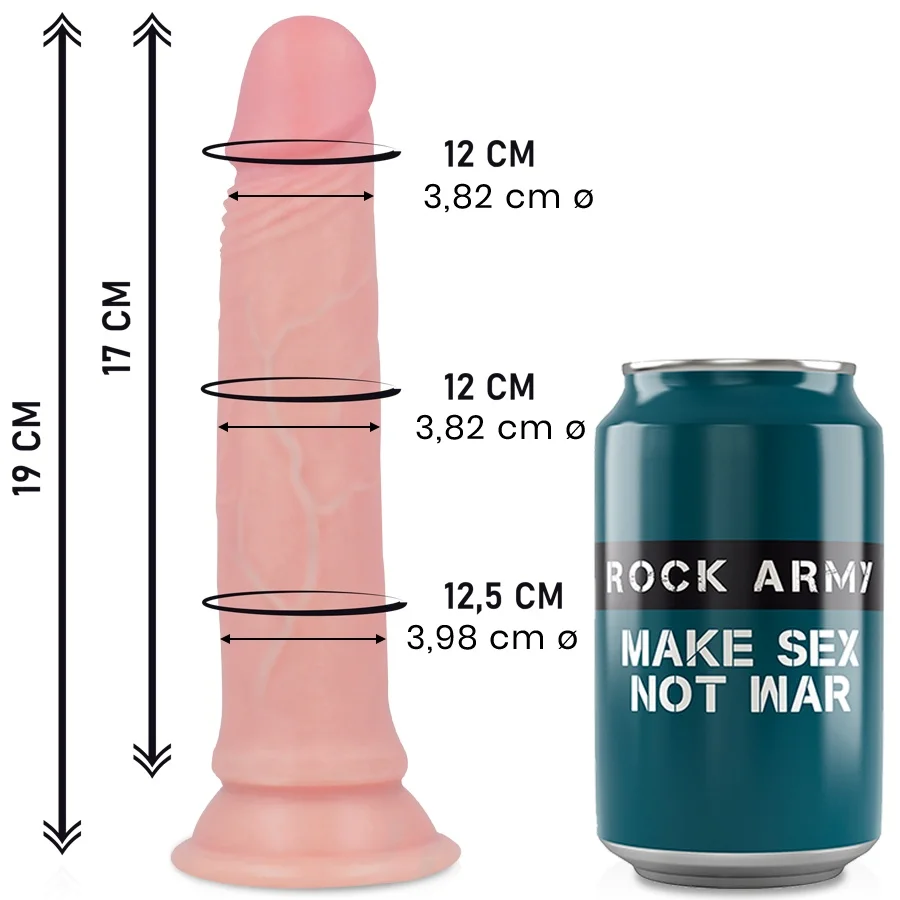 RockArmy Avenger Consolador Silicone Liquido 19cm