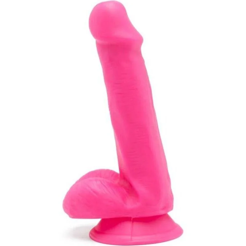 Get Real Happy Dicks Consolador Bolas 12cm Rosa