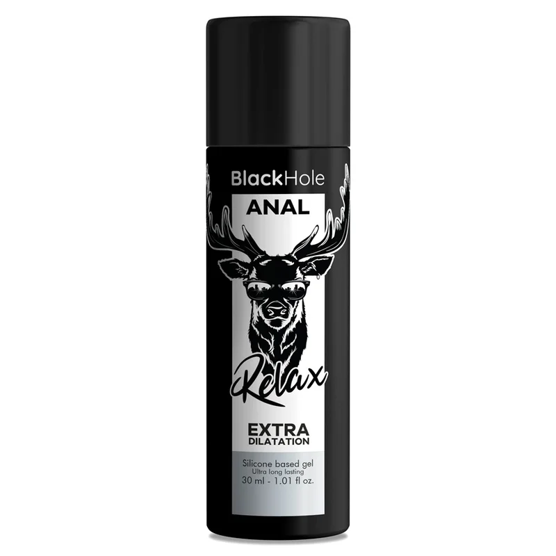 Gel Base Black Hole De Silicone Dilatação Anal 30 ml
