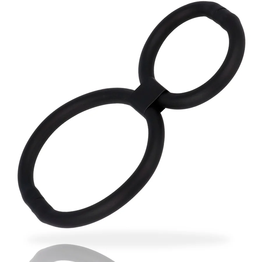 Anéis Ajustáveis Para Pénis Addicted Toys Preto