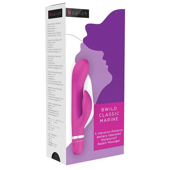 B Swish Bwild Classic Marine Vibrador Rabbit Cereja