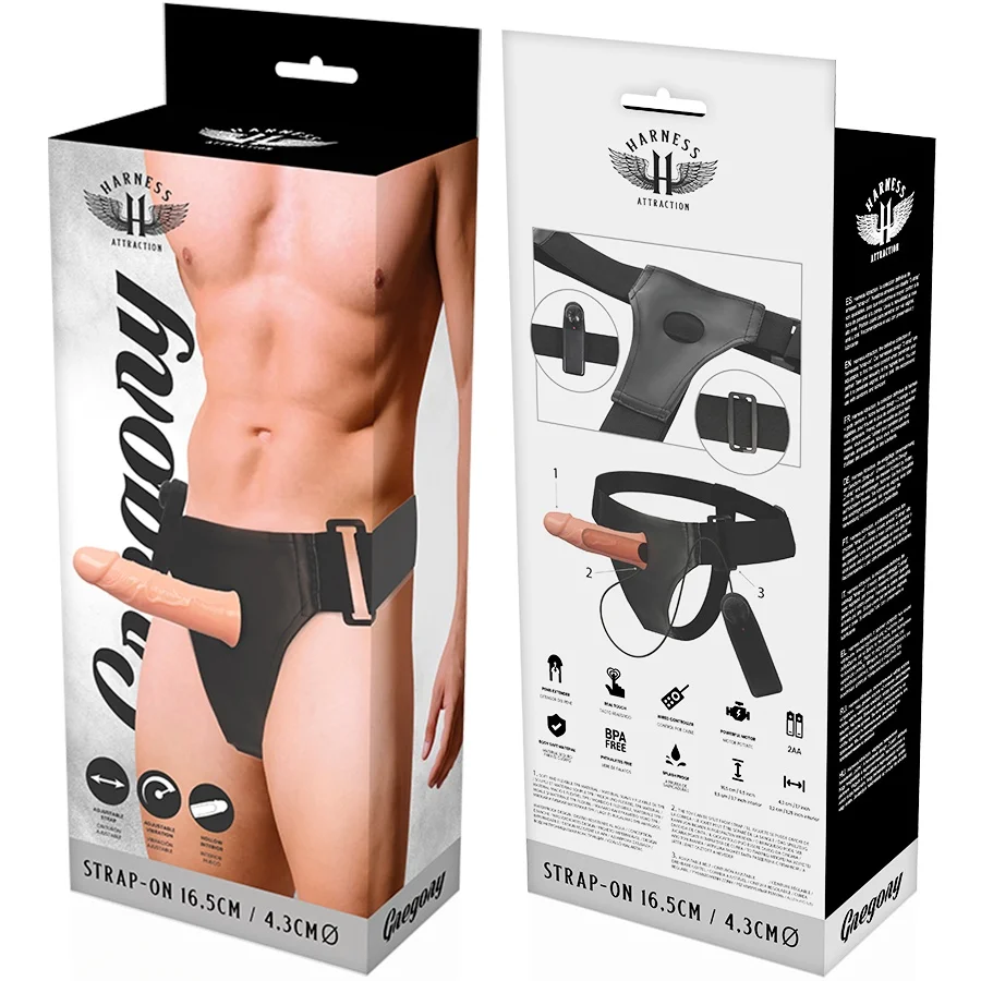 Harness Attraction Gregory Arnes Consolador Oco 16cm
