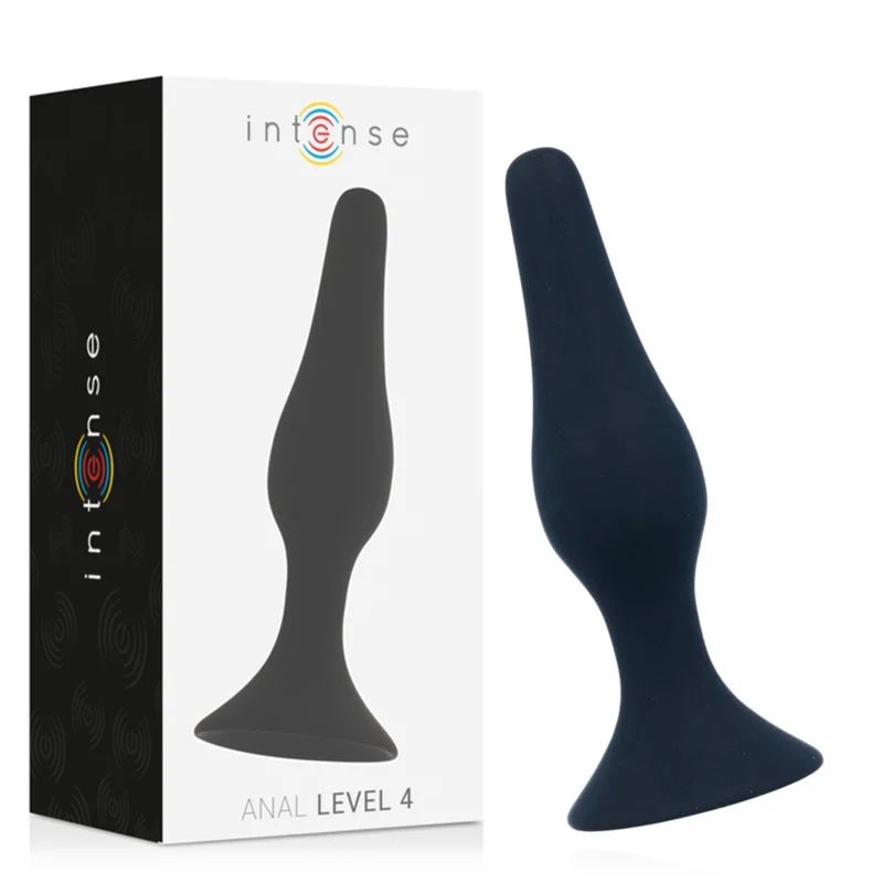 Intense Kit Anal Treino Nivel 4 15cm Preto