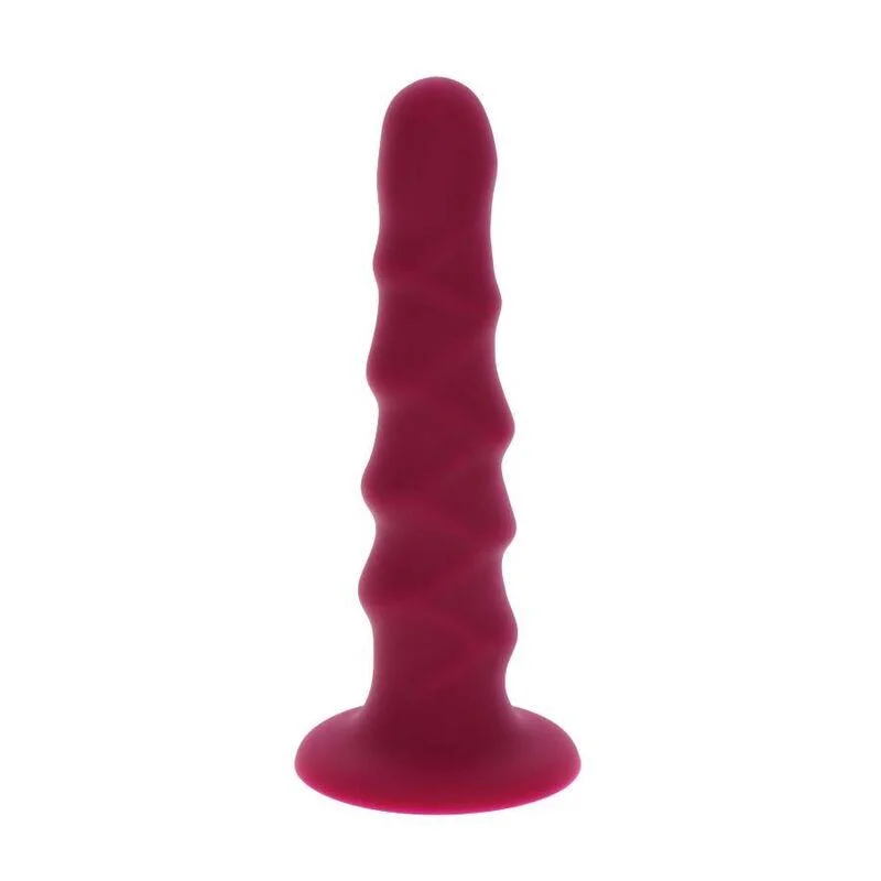 Get Real Consolador Texturado 12cm Vermelho