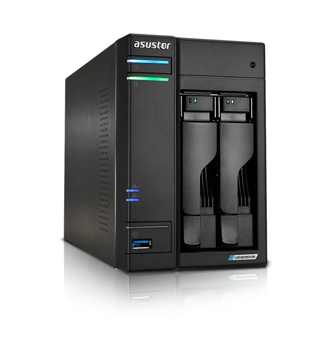 Nas asustor 2-bay lockerstor 2 gen 2, celeron n5105 4c 2.0gh