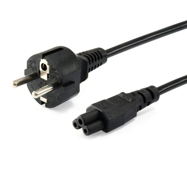 Cabo equip power schuko straight/ iec 60320 (c5) 3.0m black