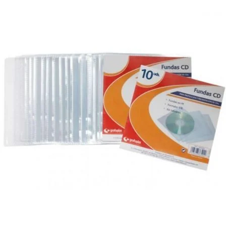Capa para cd em grafoplás 13650000/ 10 unidades