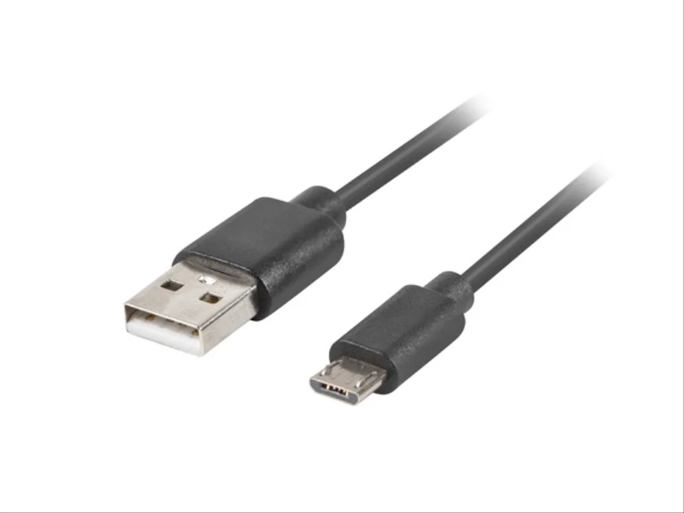 Cabo usb lanberg 2.0 m/micro usb m quick charge 3.0 1m preto