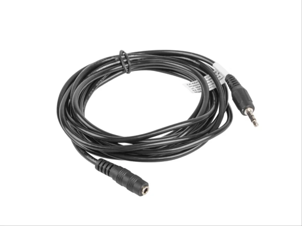 Cabo estereo lanberg jack 3,5 mm macho/jack 3,5mm hembra 3m
