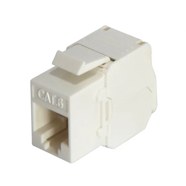 Adaptador equip keystone jack cat6 utp toolfree set of 8pcs
