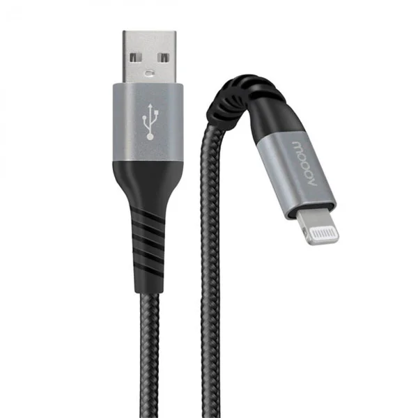 Mooov cabo lightning mfi macho/ usb-c macho ultimate reforç