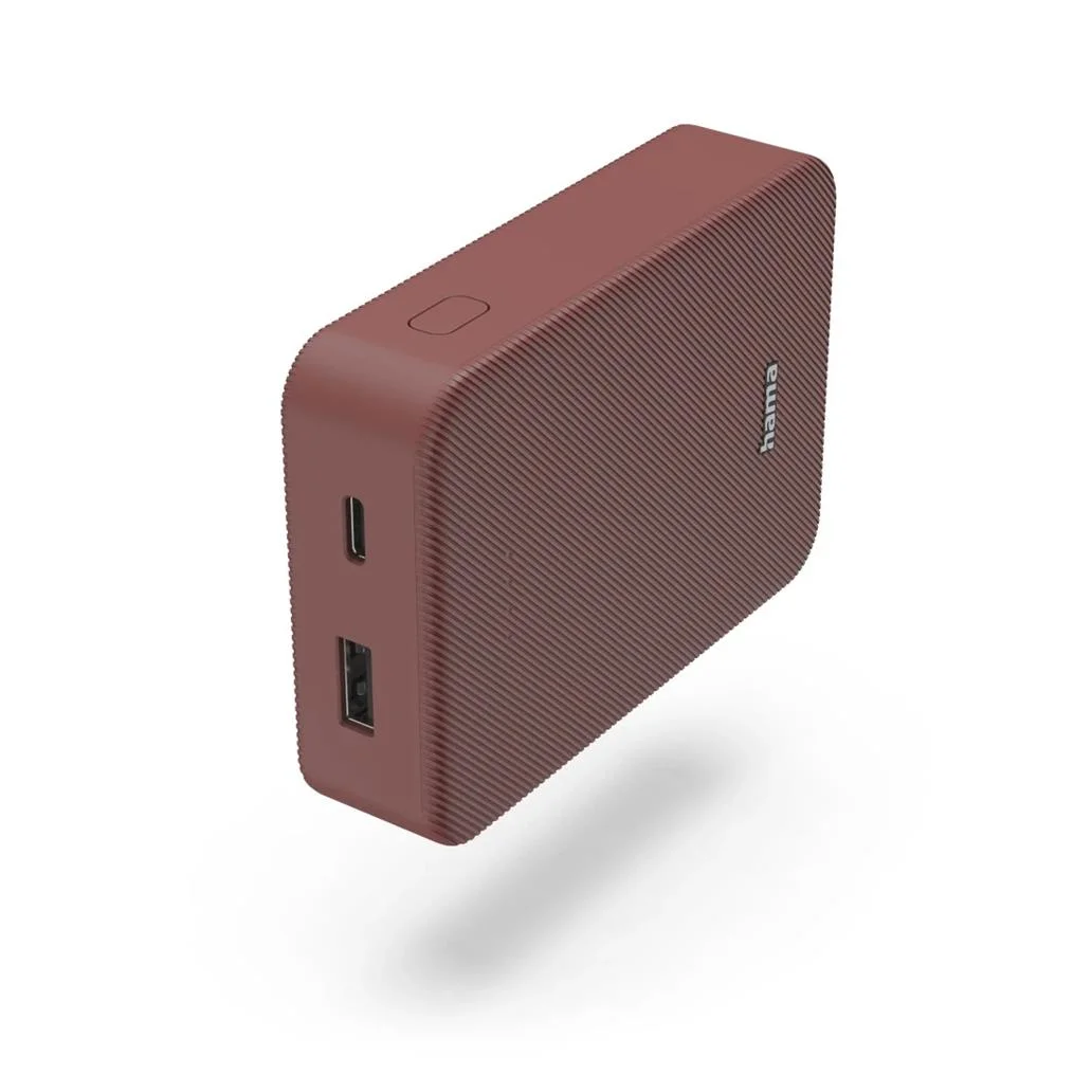 Powerbank power pack hama "color 10", 10000mah, vermelho -
