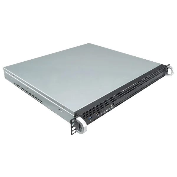 Unyka pro caixa rack 1029 19" 1u 1 usb silver black s/fonte