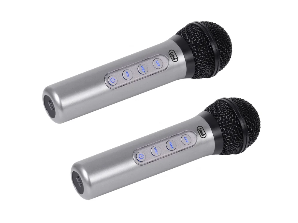 Conjunto de microfone sem fios trevi em 415 r 2.4ghz