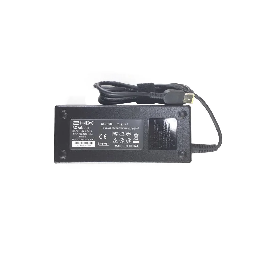 Transformador compativel 2hix lenovo 20v 6.75a square tip