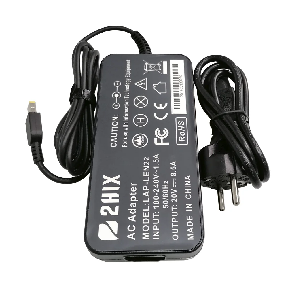 Transformador compativel 2hix lenovo 20v 8.5a usb type