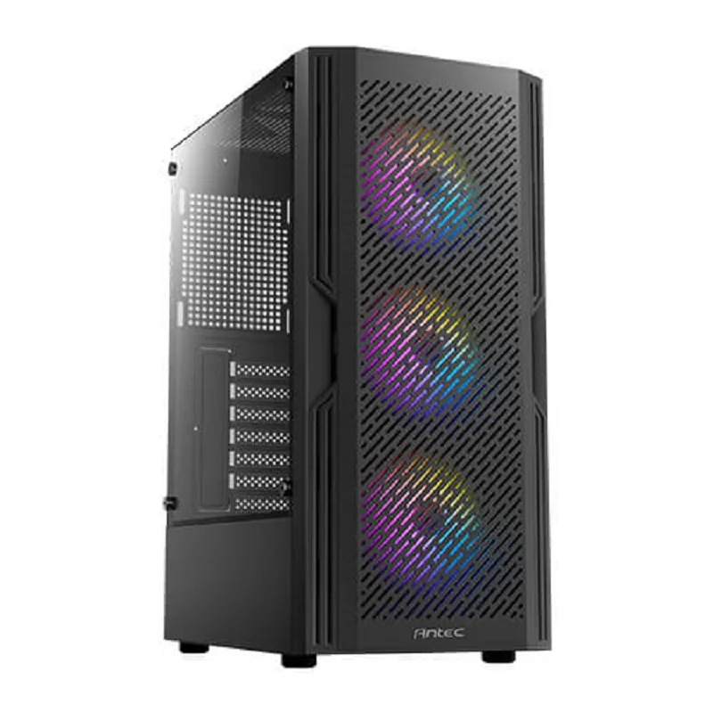 Caixa gaming antec ax20 atx mid-tower rgb preto