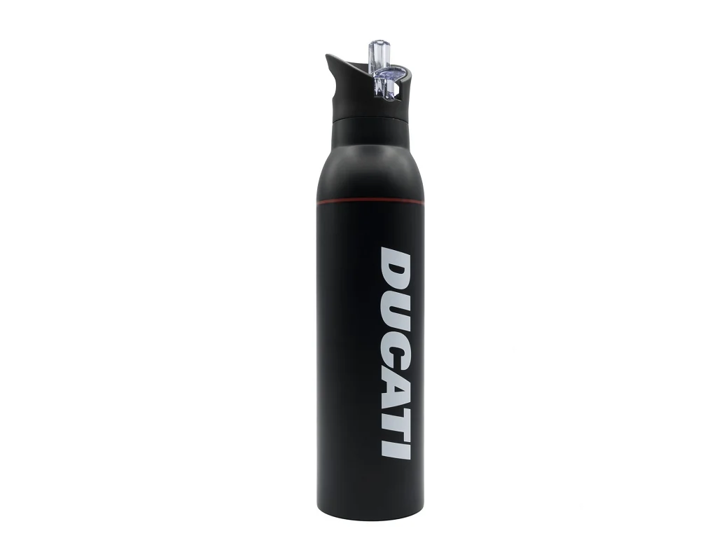 Garrafa de água ducati preta