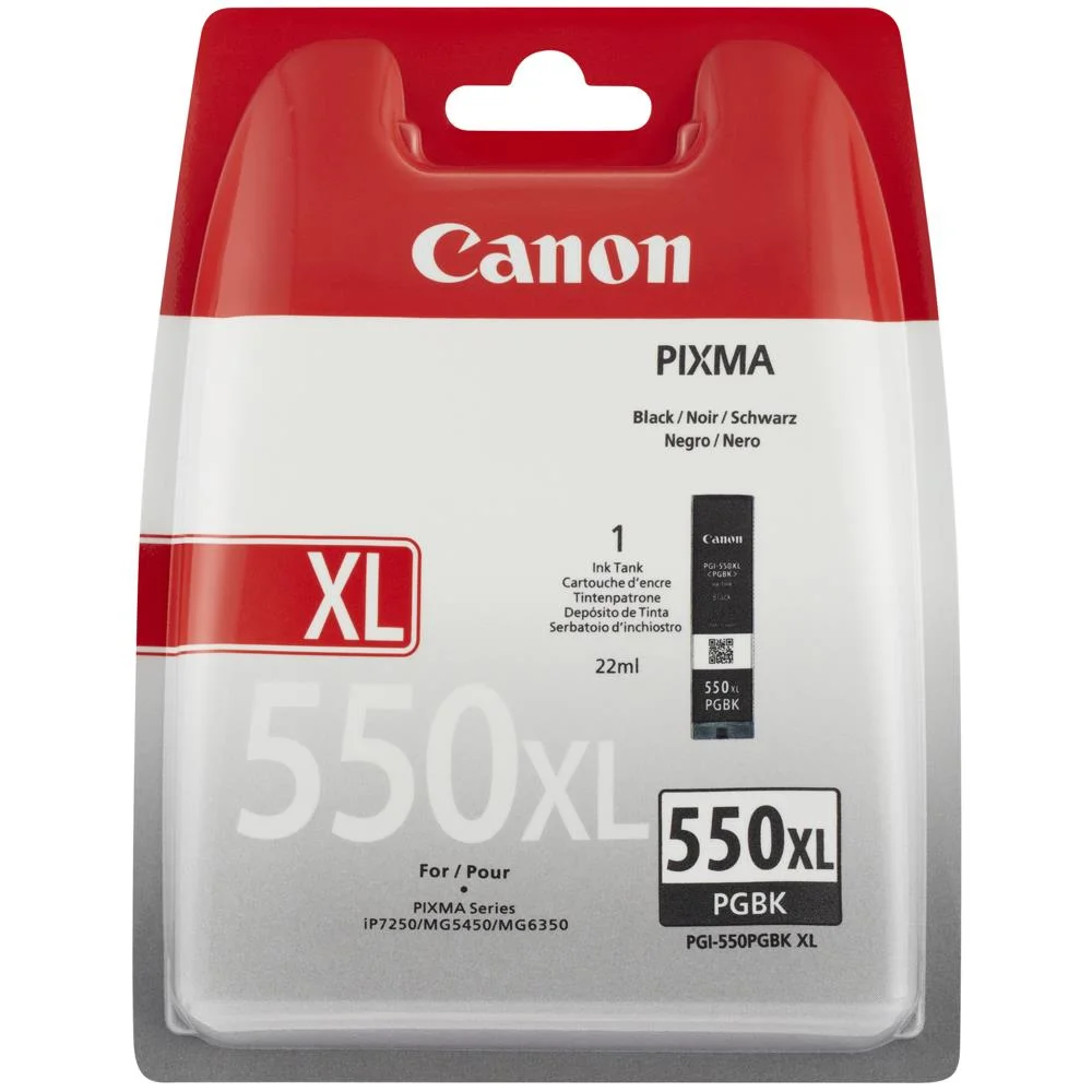 Tinteiro original canon pgi-550pgbk xl preto