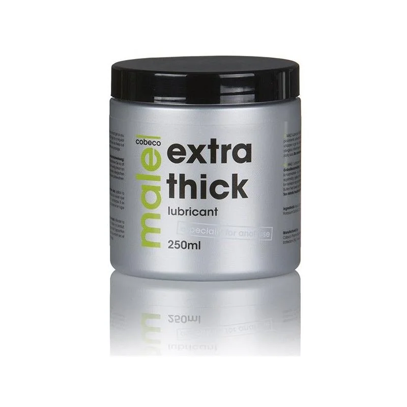 Lubrificante masculino à base de água extra grosso 250 ml