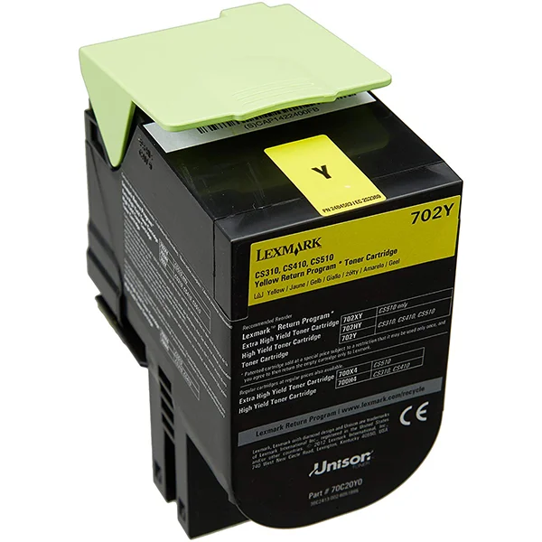 Lexmark toner amarelo 702y prog dev 1k