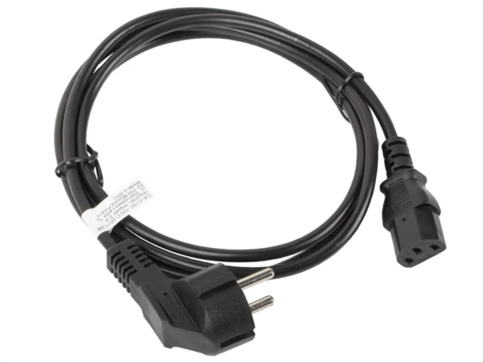 Cabo de alimentação lanberg schuko cee 7/7 a iec320 c13 1,8m