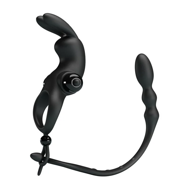 Anel vibratório com corrente anal amovível