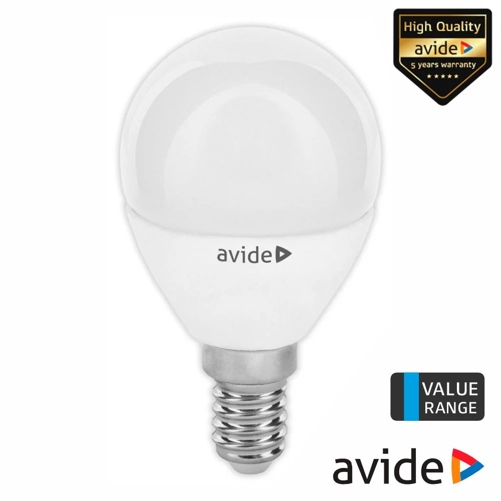 Lâmpada led e14 globo 3w 230v 6400k 260lm value range avide