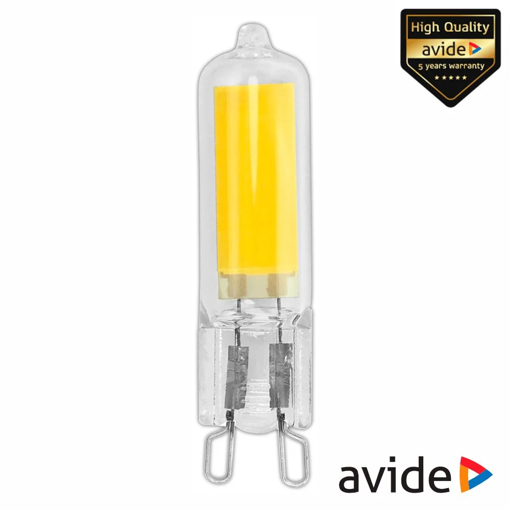 Lâmpada led cob g9 5w 230v 4000k dimável 500lm avide