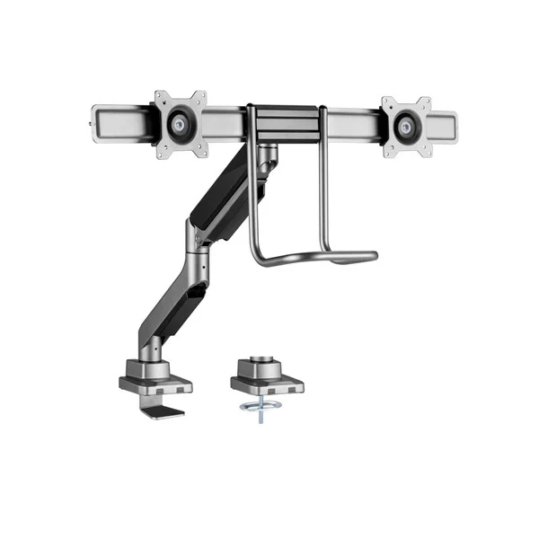 Equip ergo suporte secretaria 2 monitores 17"-32" 650161